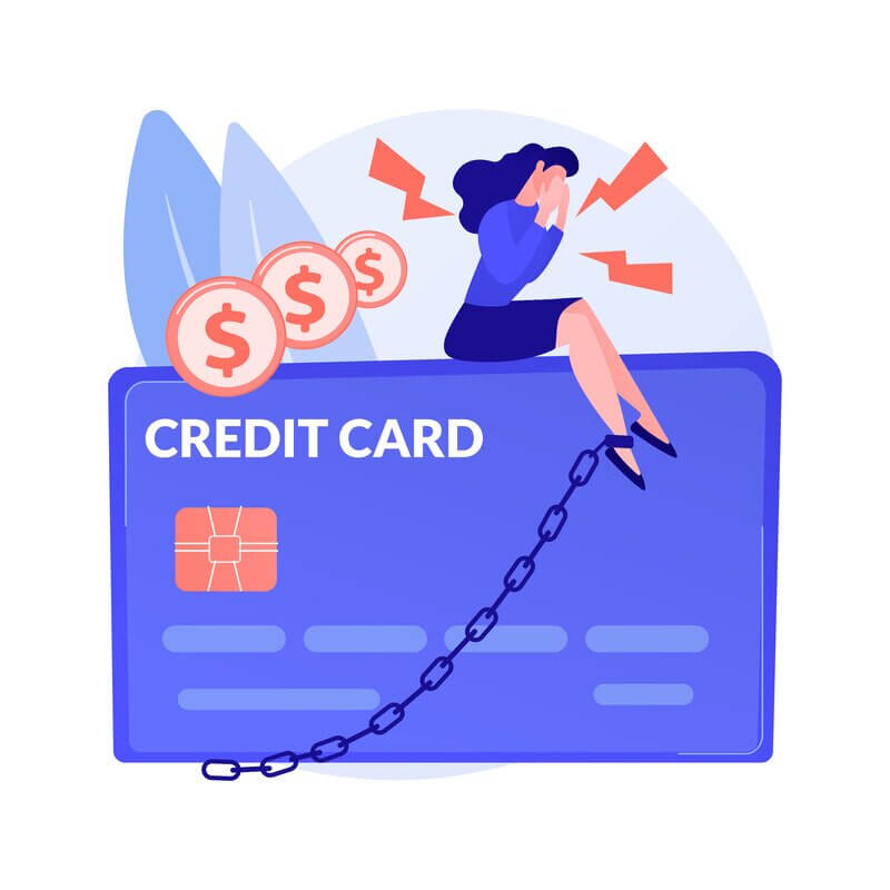 Credit card abstract concept illustration