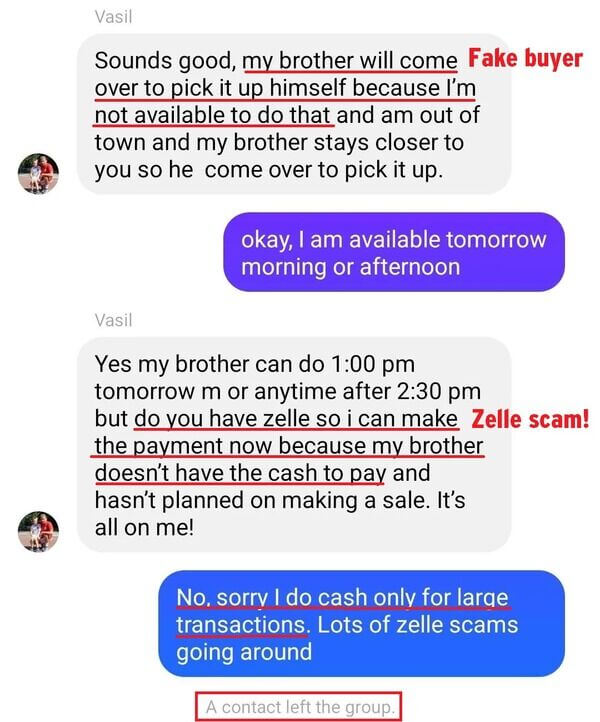 How a Facebook Marketplace Scam Uses Fake Zelle Emails to Trick Users